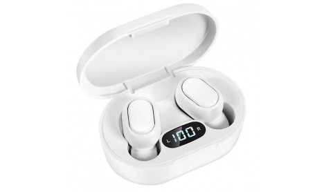 Macaron E7s TWS Bluetooth Wireless earphone - snow