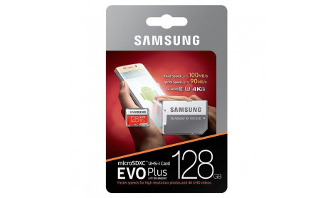 Samsung EVO 4K Plus 128GB 100MB/S U3 CLASS 10