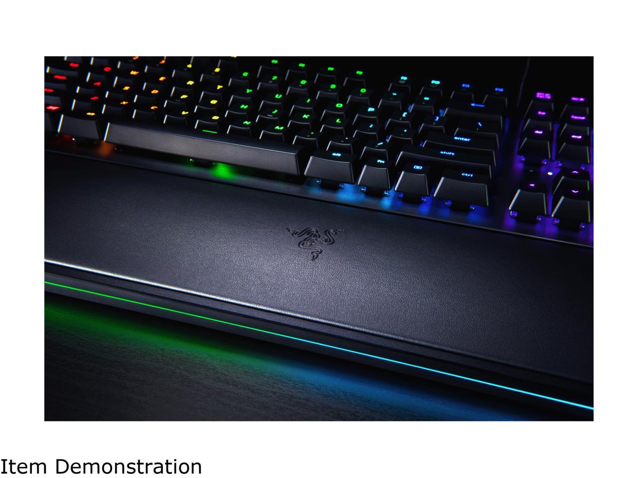 Clavier Gaming Razer Huntsman Elite - Mécanique Optique, Switches Linéaires, Repose-poignet Magnétique RGB, Layout US