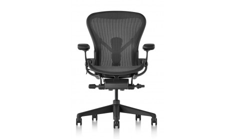 HERMAN MILLER AERON REMASTERED 2 ERGONOMIC PREMIUM CHAIR - ONYX