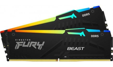 HYPERX KINGSTON FURY BEAST RGB 32GB (16X2) DDR5 5600MHZ