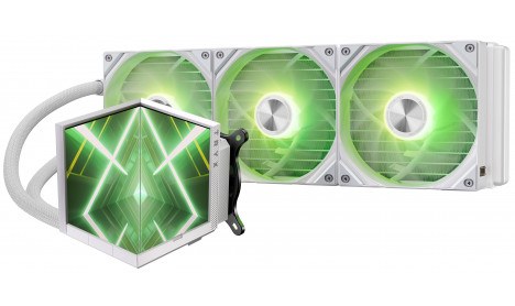 TRYX STAGE 360 ARGB 360MM AIO DUAL 4.0" WHITE D2026