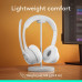 LOGITECH ZONE 300 WIRELESS BLUETOOTH HEADSET - WHITE