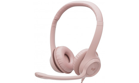 LOGITECH H390 USB HEADSET WITH NOISE-CANCELLING MIC - ROSE LOGITECH H390 USB HEADSET WITH NOISE-CANCELLING MIC - ROSE