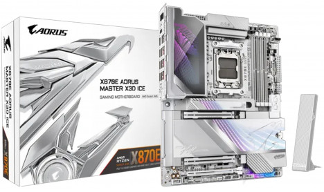 GIGABYTE X870E AORUS MASTER X3D ICE GIGABYTE X870E AORUS MASTER X3D ICE