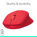 LOGITECH M331 SILENT PLUS WIRELESS MOUSE - RED LOGITECH M331 SILENT PLUS WIRELESS MOUSE - RED