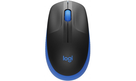  LOGITECH M190 FULL-SIZE WIRELESS MOUSE - BLUE