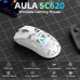 AULA SC620 TRI-MODE WIRELESS GAMING MOUSE - WHITE CONTOUR