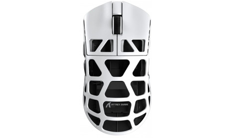 ATTACK SHARK R3 MAGNESIUM ALLOY 8K GAMING MOUSE - WHITE