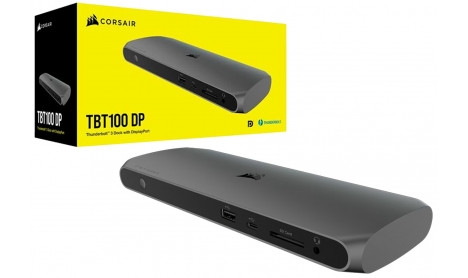 CORSAIR TBT100 THUNDERBOLT 3 USB DOCK DISPLAYPORT