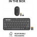 LOGITECH PEBBLE 2 WIRELESS KEYBOARD AND MOUSE COMBO - GRAPHITE