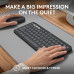 LOGITECH PEBBLE 2 WIRELESS KEYBOARD AND MOUSE COMBO - GRAPHITE