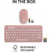 LOGITECH PEBBLE 2 WIRELESS KEYBOARD AND MOUSE COMBO - ROSE