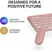 LOGITECH PEBBLE 2 WIRELESS KEYBOARD AND MOUSE COMBO - ROSE