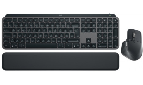 LOGITECH MX KEYS S COMBO WIRELESS KEYBOARD AND MOUSE - GRAPHITE
