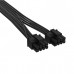 CORSAIR ELITE PREMIUM TYPE 4 INDIVIDUALLY SLEEVED 2X 8-PIN TO PCIE 12V-2X6 600W CABLE - BLACK