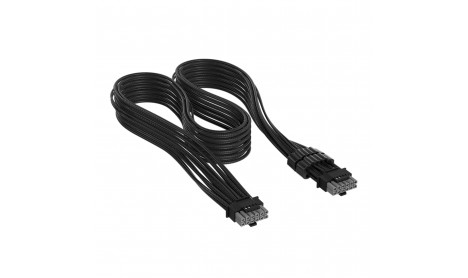 CORSAIR ELITE PREMIUM INDIVIDUALLY SLEEVED PCIE 12V-2X6 TO PCIE 12V-2X6 600W CABLE - BLACK
