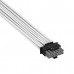 CORSAIR ELITE PREMIUM INDIVIDUALLY SLEEVED PCIE 12V-2X6 TO PCIE 12V-2X6 600W CABLE - WHITE