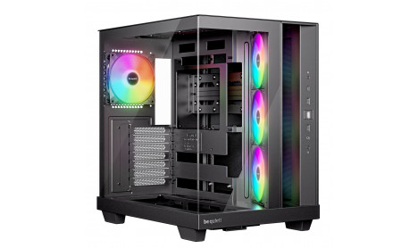 BE QUIET! LIGHT BASE 500 LX WITH ARGB FANS - BLACK