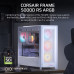 CORSAIR FRAME 5000D RS ARGB HIGH AIRFLOW MID-TOWER WHITE