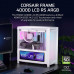 CORSAIR FRAME 4000D LCD RS ARGB PREMIUM MID-TOWER PC CASE - WHITE
