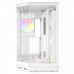 HYTE Y50 RGB DUAL CHAMBER ATX MID TOWER GAMING PC CASE - SNOW WHITE