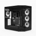 HYTE Y50 RGB DUAL CHAMBER ATX MID TOWER GAMING PC CASE - PITCH BLACK