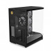 HYTE Y50 RGB DUAL CHAMBER ATX MID TOWER GAMING PC CASE - PITCH BLACK