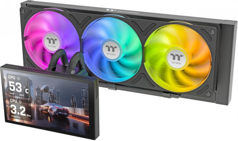 THERMALTAKE ST360 ULTRA ARGB SYNC AIO LIQUID COOLER 360MM - BLACK