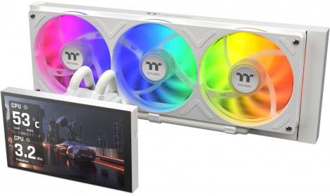 THERMALTAKE ST360 ULTRA ARGB SYNC AIO LIQUID COOLER 360MM - WHITE