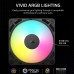 CORSAIR RS120 ARGB 120MM PWM FANS TRIPLE PACK -​​ BLACK