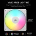 CORSAIR RS120 ARGB 120MM PWM FANS TRIPLE PACK -​​ WHITE