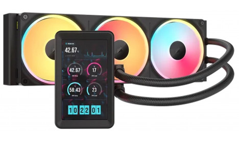 CORSAIR ICUE LINK TITAN II ULTRA 360 LX LCD AIO 2026 - BLACK CORSAIR ICUE LINK TITAN II ULTRA 360 LX LCD AIO 2026 - BLACK