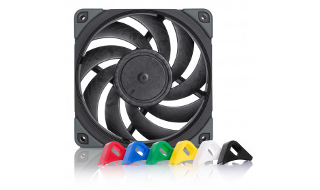 NUCTUA NF-A12x25 PWM HIGH-EFFICIENCY QUIET 120MM FAN - CHROMAX BLACK SWAP