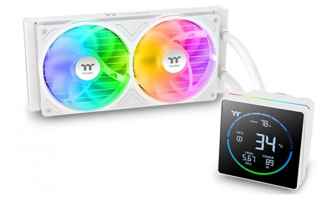 THERMALTAKE TH240-S V3 ARGB SYNC AIO LIQUID COOLER - SNOW EDITION
