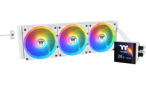 THERMALTAKE MAGFLOE 360 ULTRA CPU LIQUID COOLER 360MM - SNOW THERMALTAKE MAGFLOE 360 ULTRA CPU LIQUID COOLER 360MM - SNOW