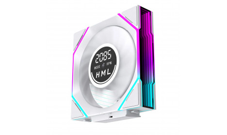 JL INTERSTELLAR V4 LCD SCREEN 120MM WHITE  - SINGLE PACK