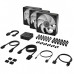 CORSAIR ICUE LINK RX120 MAX RGB 120MM PWM THICK FANS STARTER KIT - BLACK