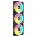 CORSAIR ICUE LINK QX120 RGB 120MM PWM PC FAN EXPANSION KIT - BLACK