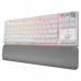 CORSAIR K70 PRO TKL GAMING KEYBOARD WITH RAPID TRIGGER ABS DOUBLE-SHOT KEYCAPS - WHITE