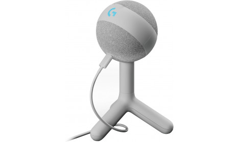 LOGITECH YETI ORB CONDENSER USB GAMING MICROPHONE LIGHTSYNC RGB - WHITE