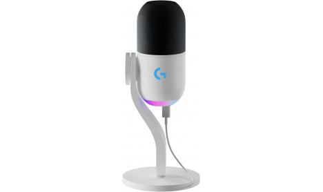 LOGITECH YETI GX DYNAMIC USB GAMING MICROPHONE LIGHTSYNC RGB - WHITE
