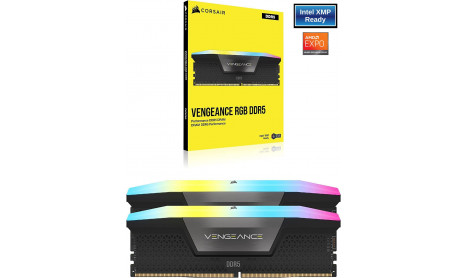 CORSAIR VENGEANCE RGB 32GB (2X16GB) DDR5 6000MT/S (INTEL&AMD) 2025 USA