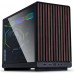 LIAN LI A3-MATX TEMPERED GLASS (WOOD EDITION) BLACK 