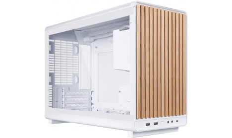 LIAN LI A3-MATX TEMPERED GLASS (WOOD EDITION) WHITE