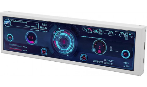 SCREEN DIY HARDWARE MONITORING 8.8 INCH - WHITE 
