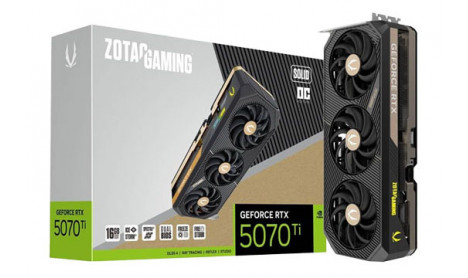 ZOTAC GAMING GEFORCE RTX 5070 TI SOLID OC 16GB