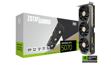 ZOTAC GAMING GeForce RTX 5070 SOLID 12GB GDDR7 