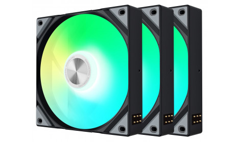 TRYX ROTA SL ARGB 120 BLACK - TRIPLE PACK KIT 