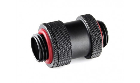 BITSPOWER CARBON BLACK DUAL G1/4" ADJUSTABLE AQUA LINK PIPE I (22-31MM)